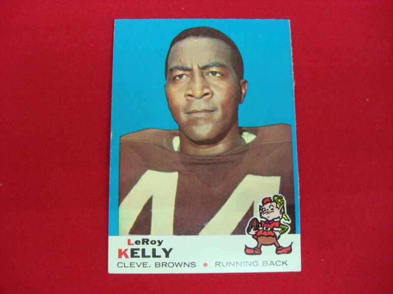 LeRoy Kelly 1969 Topps Football Card #1 Cleveland Browns