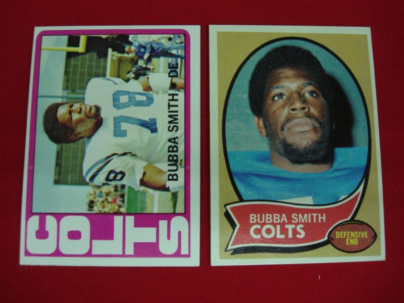 Vintage Bubba Smith Topps Football Card Lot