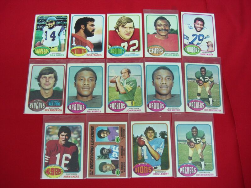 Vintage 1976 Topps Football Card Lot
