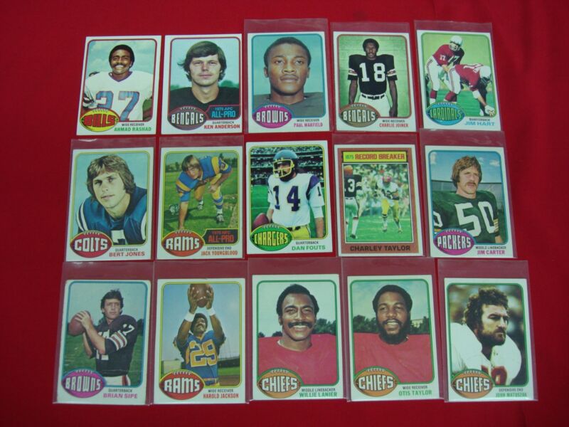 Vintage 1976 Topps Football Card Lot