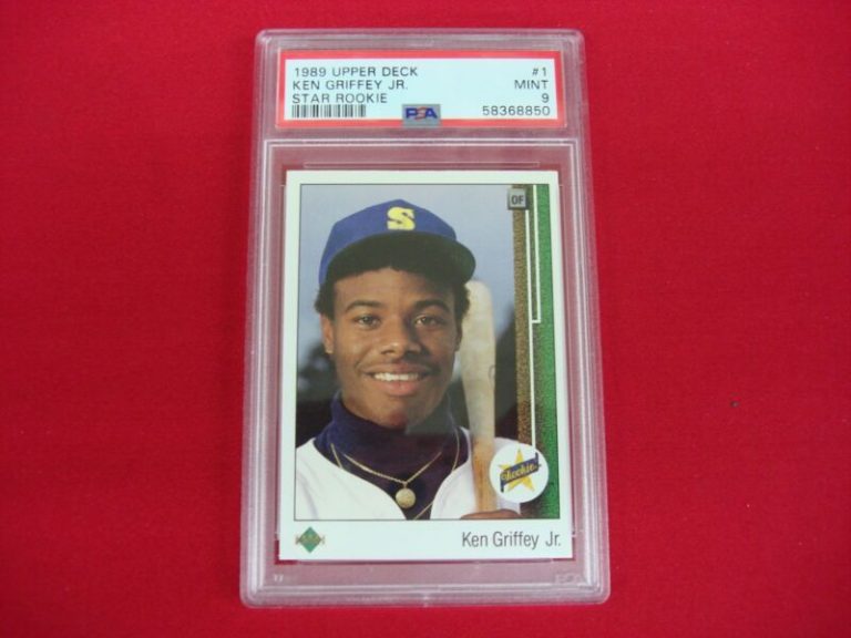 PSA 9 Mint Ken Griffey Jr. Rookie Card | 1989 Upper Deck Star #1 RC