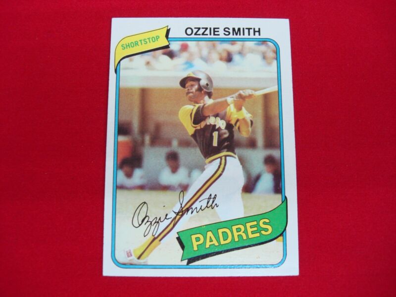 1980 Topps Ozzie Smith Baseball Card (#393) - EX/NM Condition