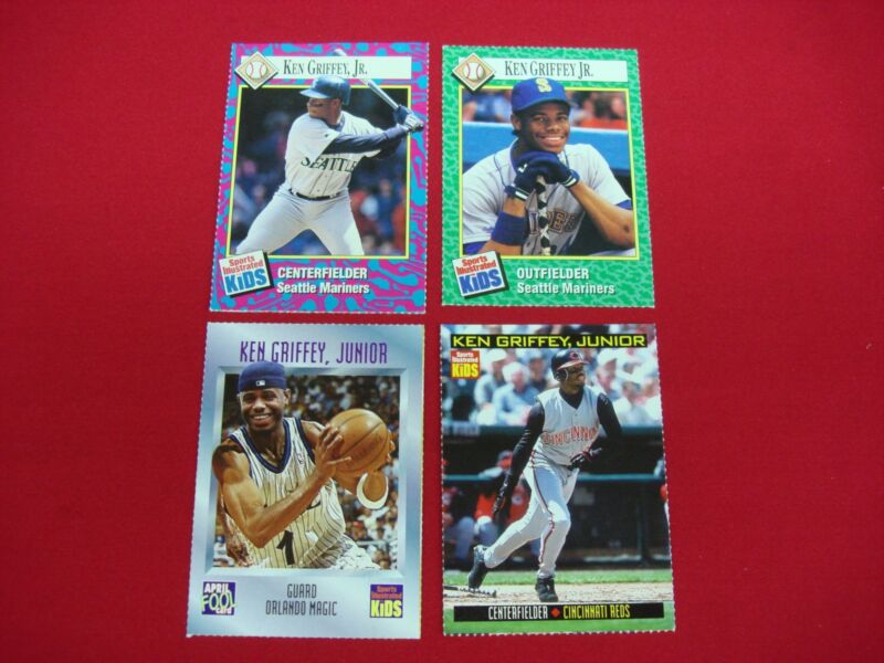 Vintage Ken Griffey Jr. Sports Illustrated Kids Baseball Card Set