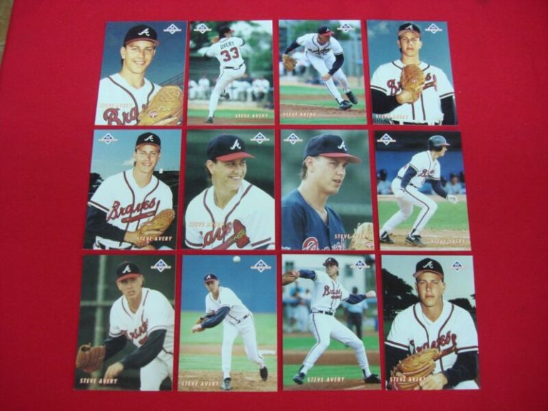 1992 Steve Avery Colla Collection Atlanta Braves Card Set