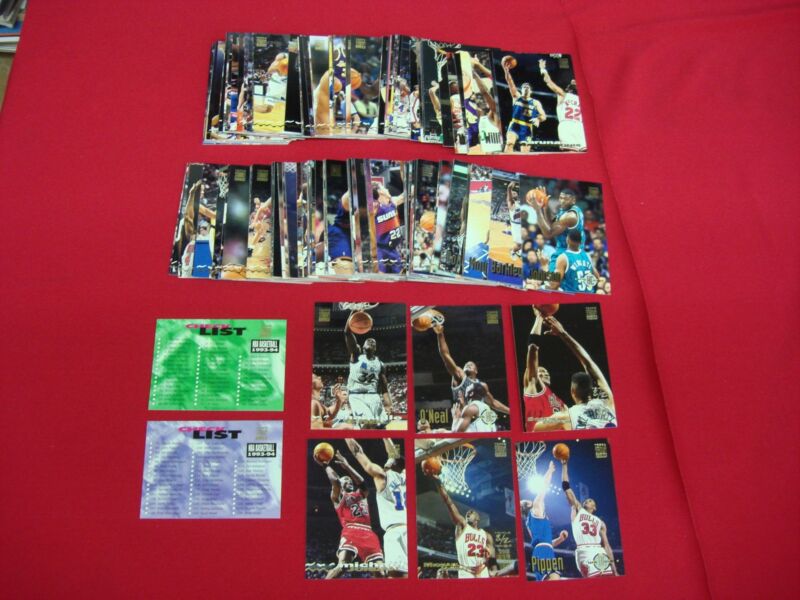 1993-94 Topps Stadium Club (TSC) Basketball Series I Complete Set