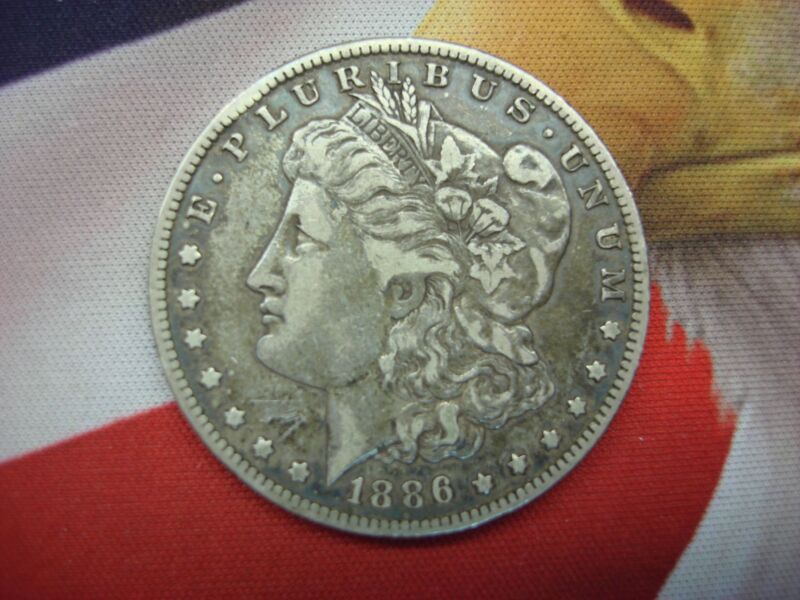 1886-O Morgan Dollar - Fine Condition, Strong Details & Natural Surfaces