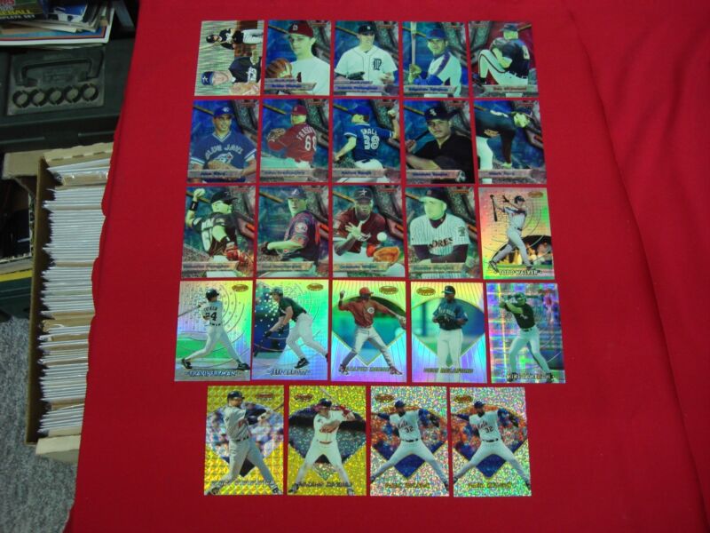 Bowman's Best and Atomic Refractor Baseball Cards