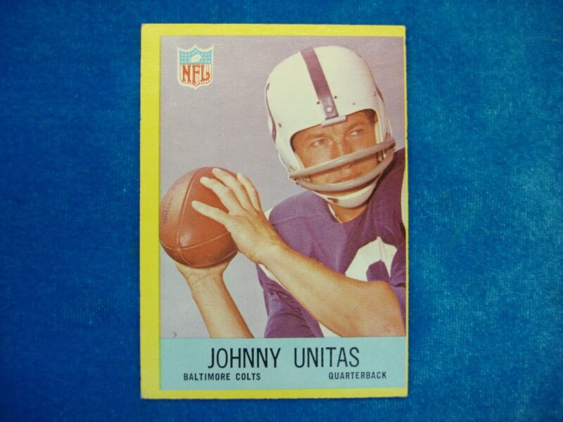 Vintage 1967 Johnny Unitas football card #23