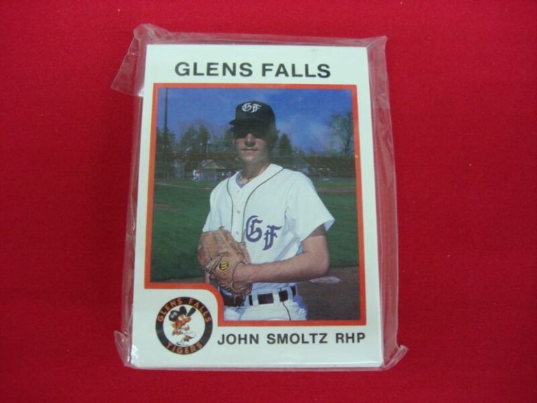 1987 Glens Falls Tigers ProCards MLB Team Set featuring John Smoltz and Chris Hoiles