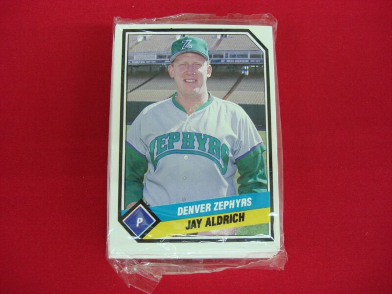 1989 Denver Zephyrs CMC Team Set featuring Greg Vaughn
