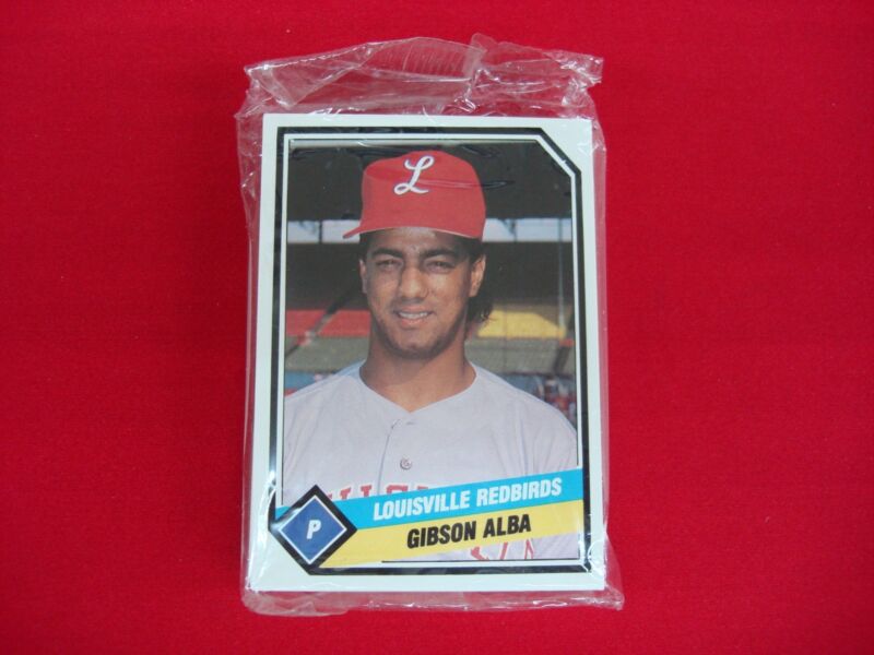 1989 Louisville Redbirds CMC/TCMA Team Set featuring Todd Zeile and Bob Tewksbury, factory sealed