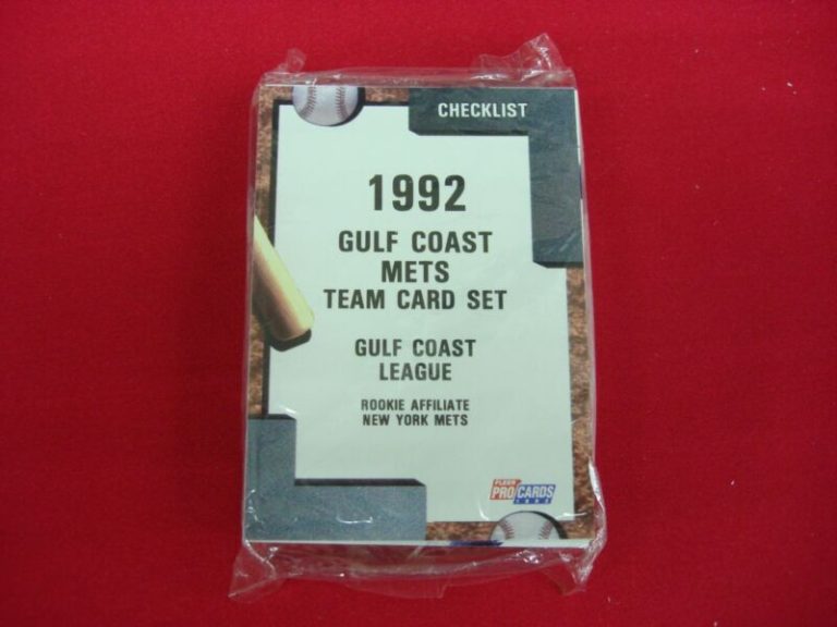 1992 Fleer ProCards Gulf Coast Mets MiLB Team Set, factory sealed