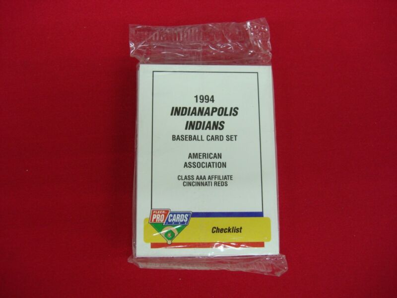 1994 Fleer ProCards Indianapolis Indians MiLB Team Set Factory Sealed