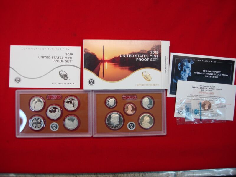 2019 Proof Set USA with 2019-W Lincoln Cent