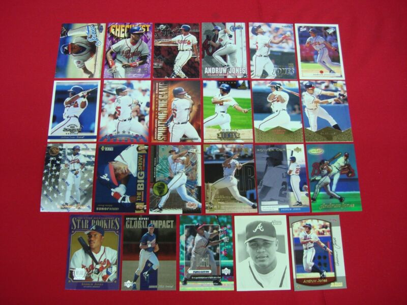 Andruw Jones Baseball Card Lot
