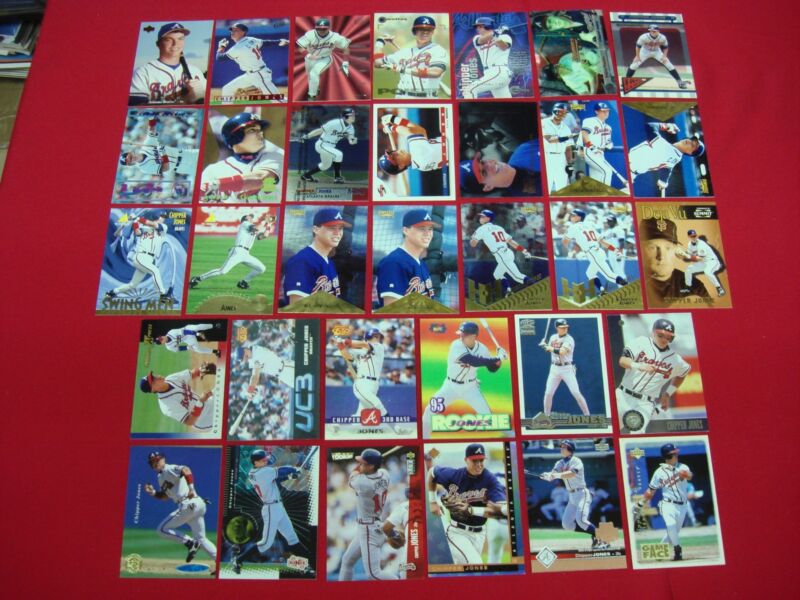 Chipper Jones Baseball Card Collection