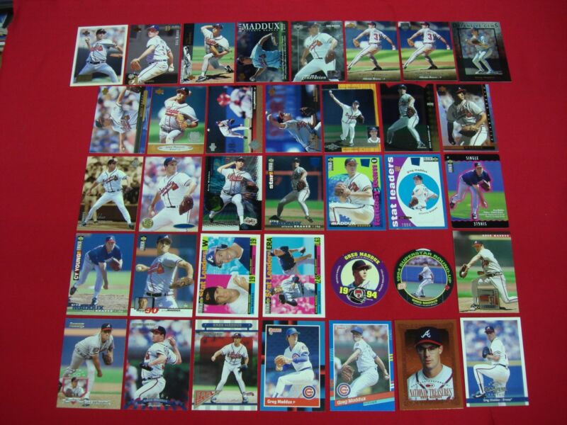 Greg Maddux baseball card collection
