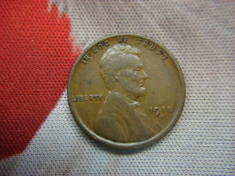 1911-S Lincoln Cent, Brown Beauty with Excellent Detail