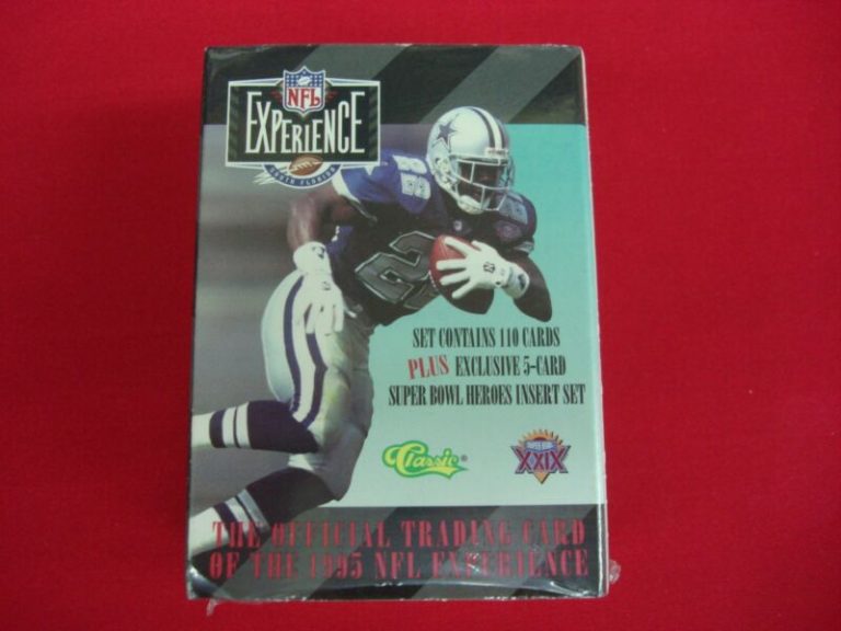 1995 Classic NFL Experience Complete Set with Super Bowl Heroes Insert