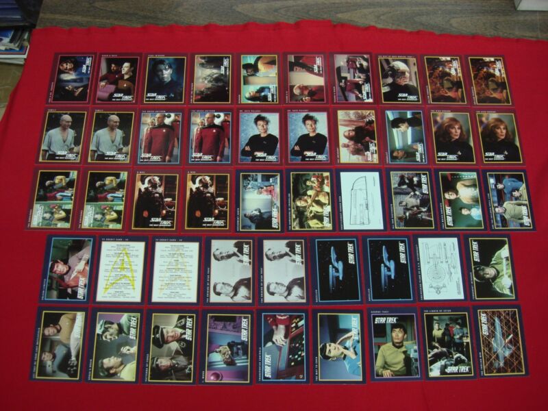 Vintage 1991 Impel Star Trek & TNG Trading Card Set