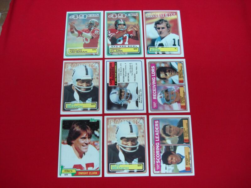 Vintage Marcus Allen Football Card Collection