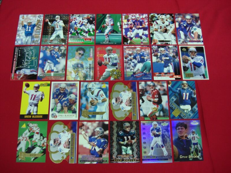 Collection of 26 Drew Bledsoe football cards