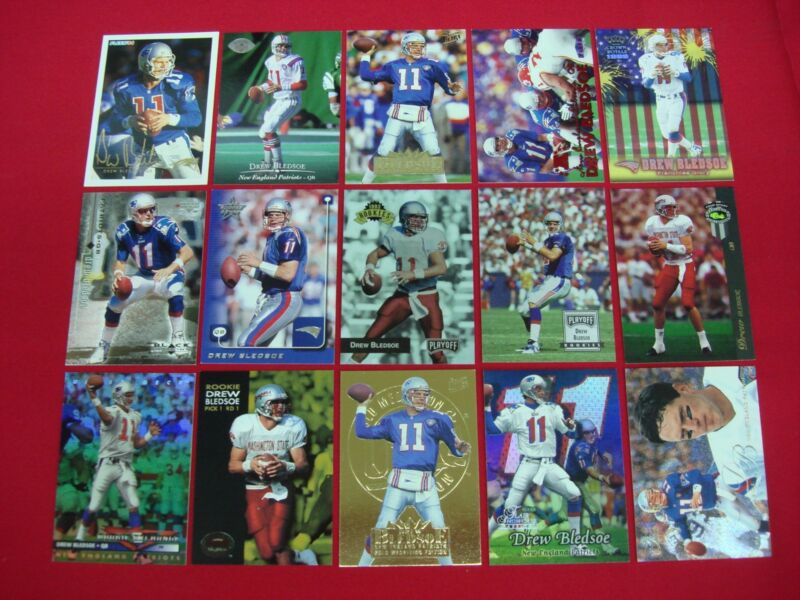 Drew Bledsoe Football Card Lot
