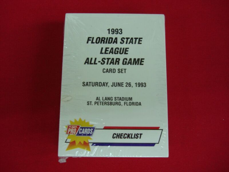 1993 Fleer ProCards Florida State League All-Stars - FACTORY SEALED MiLB Baseball Card Set