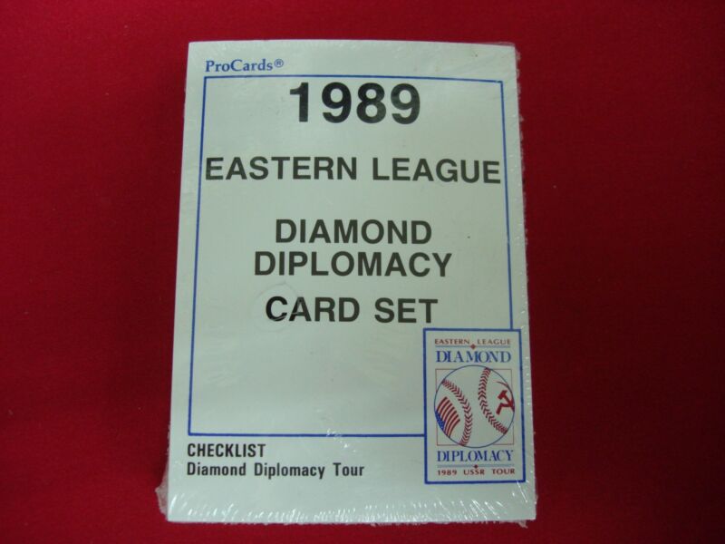 Factory sealed 1989 ProCards Eastern League Diamond Diplomacy baseball card set