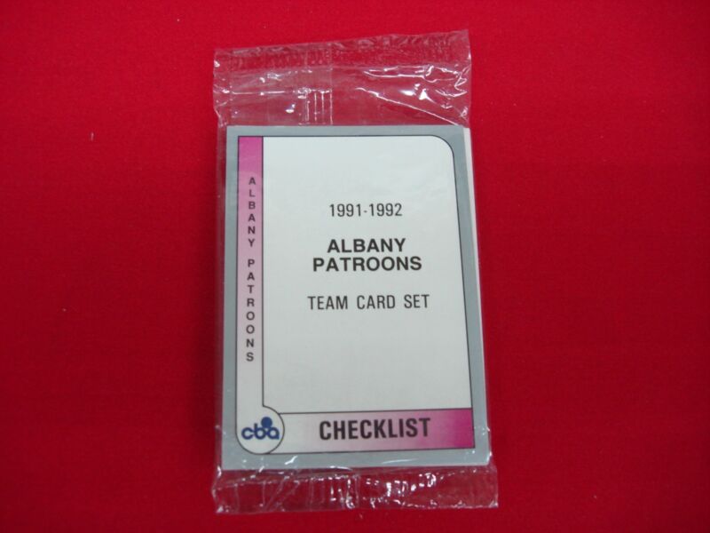 Factory sealed 1991-92 Albany Patroons CBA trading card set