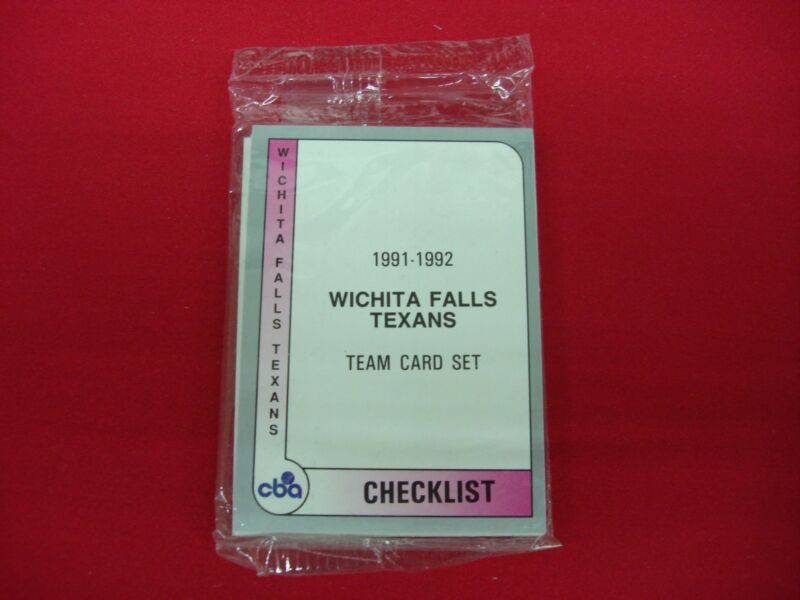 1991-92 Wichita Falls Texans CBA Trading Card Set - Factory Sealed