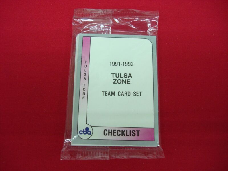 1991-92 Tulsa Zone CBA Basketball Card Set - Factory Sealed