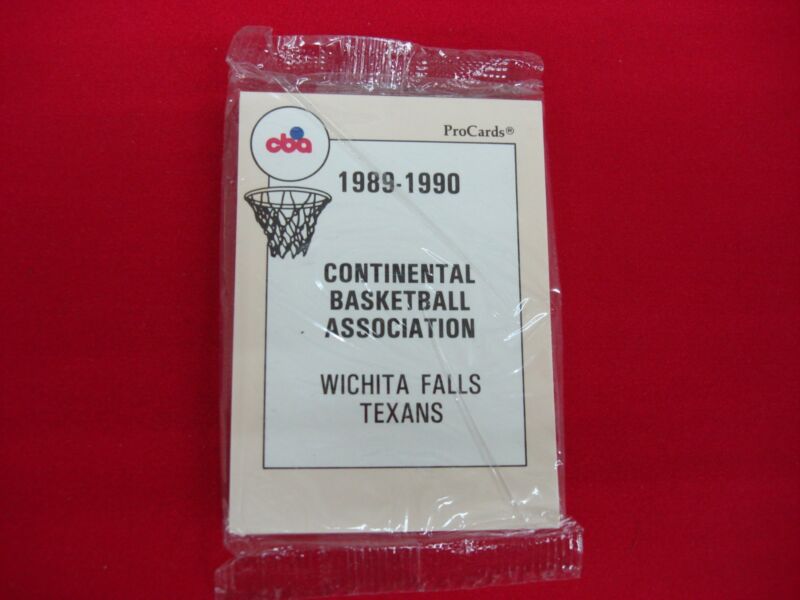 1989-90 Wichita Falls Texans CBA Trading Card Set - Factory Sealed