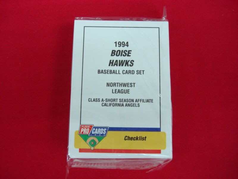 1994 Fleer ProCards Boise Hawks Minor League Baseball Team Set