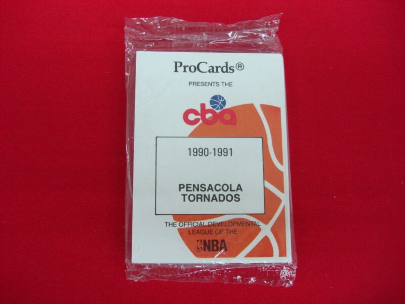 1990-91 Pensacola Tornadoes CBA trading card set, factory sealed