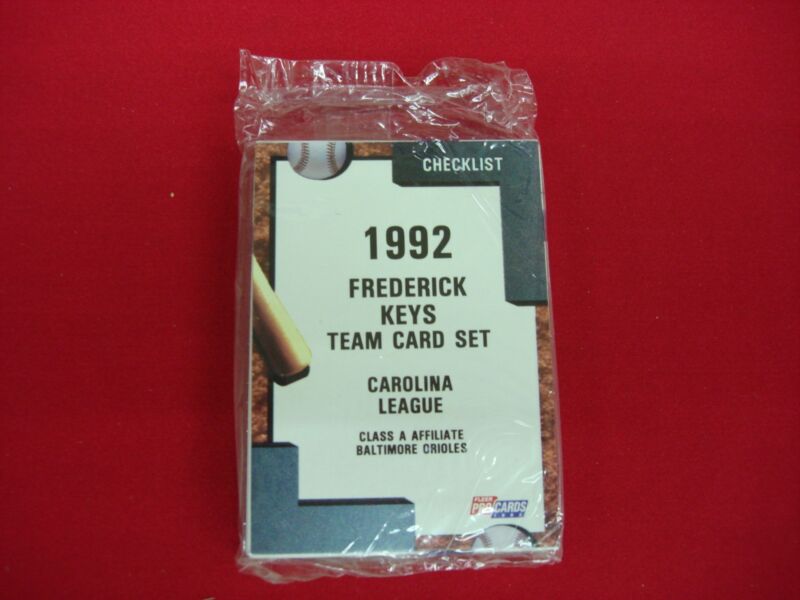1992 Frederick Keys Fleer ProCards Minor League Baseball Team Set