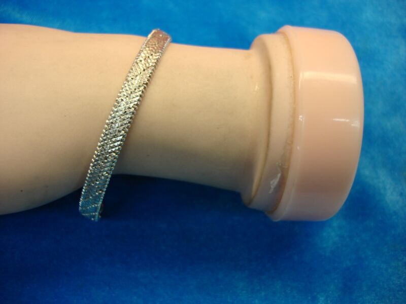 Milor Italy sterling silver bracelet with unique fancy pattern