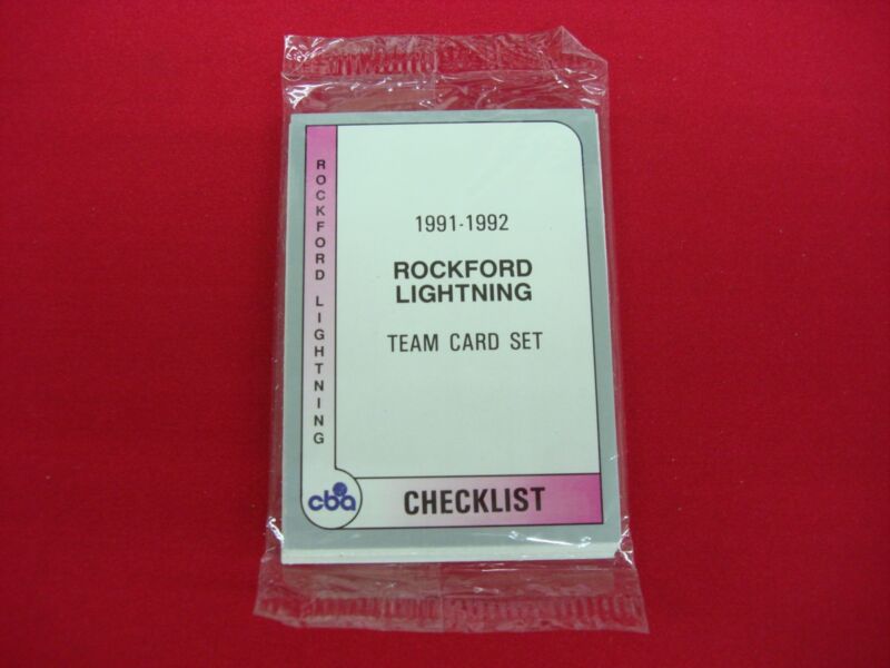 1991-92 Rockford Lightning CBA Basketball Cards Factory Sealed ProCards Set