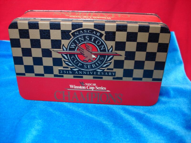 1994 NASCAR Winston Cup 25th Anniversary Tin w/ Book Matches - Vintage Collectible