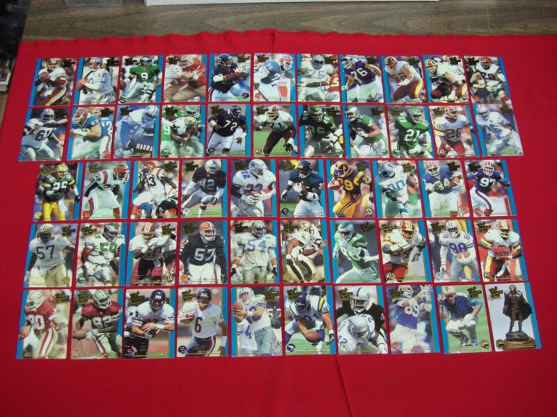 Complete set of 1991 Action Packed The All-Madden Team Football cards in great condition.