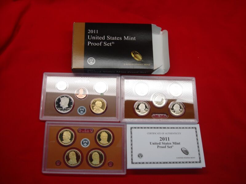 2011 US Proof Set - Presidential Dollars & National Parks