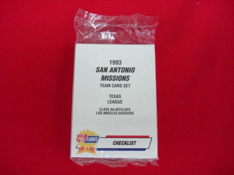 1993 Fleer Procards San Antonio Missions Team Set - Factory Sealed