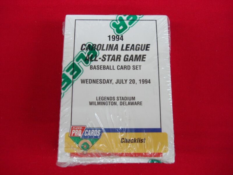 1994 Fleer ProCards Carolina League All-Star Game card set featuring Damon Nixon and Johnny Damon