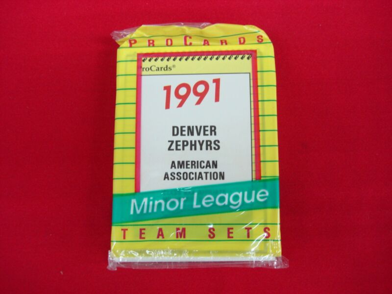 1991 Denver Zephyrs ProCards Minor League Baseball Team Set