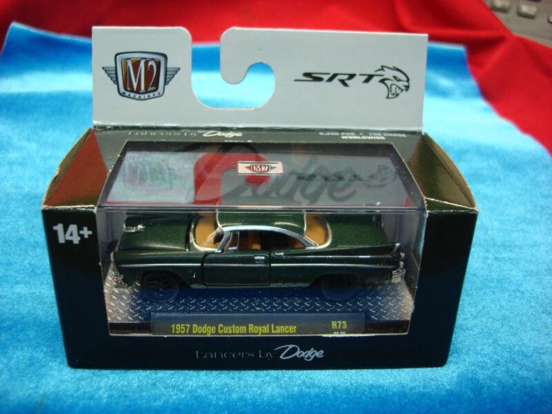 M2 Machines 1957 Dodge Custom Royal Lancer die-cast car in mint condition, original packaging