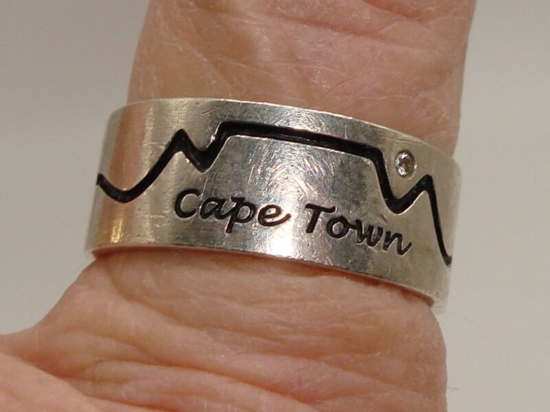 Shimansky Sterling Silver Cape Town Diamond Ring (Size 10) - Pre-Owned