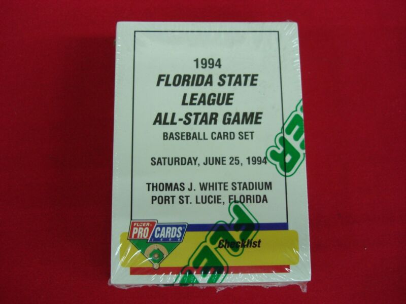 1994 Fleer ProCards Florida State League All-Star Team Set featuring Derek Jeter