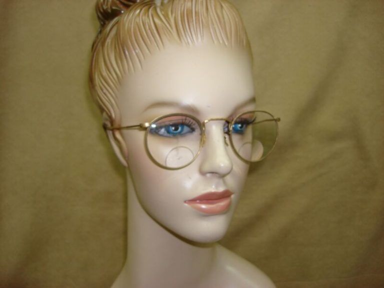 Vintage Art Craft Gold-Filled Ful-Vue Ornate Eyeglasses - Bi-Focal, Etched Detail