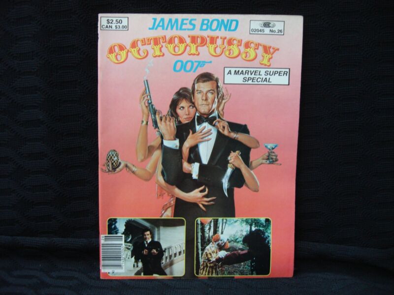 Vintage James Bond Octopussy #26 Marvel Super Special Comic (Vol. 1)