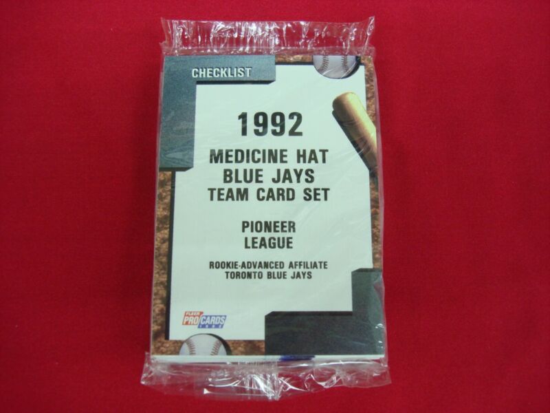1992 Fleer ProCards Medicine Hat Blue Jays MiLB Team Set (Sealed)